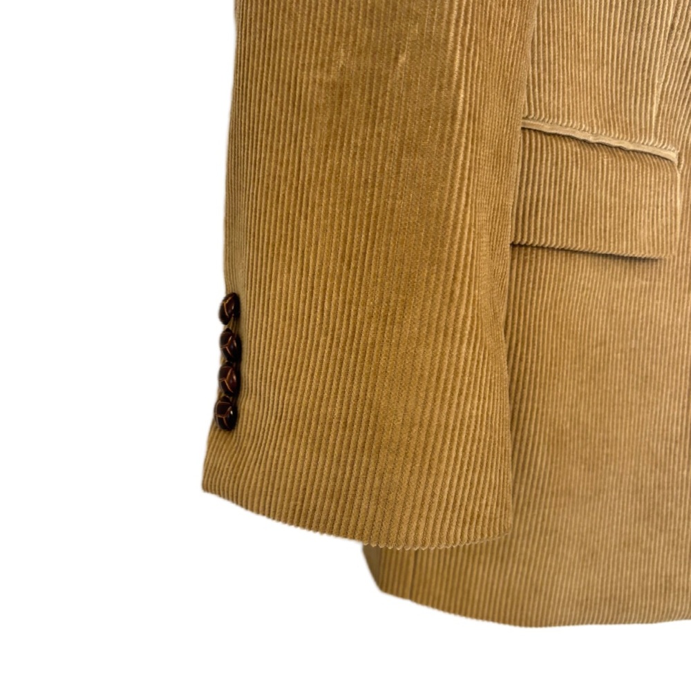 LAUREN RALPH LAUREN Men's Tan Blazer Cotton 40S/XL - Picture 4 of 14